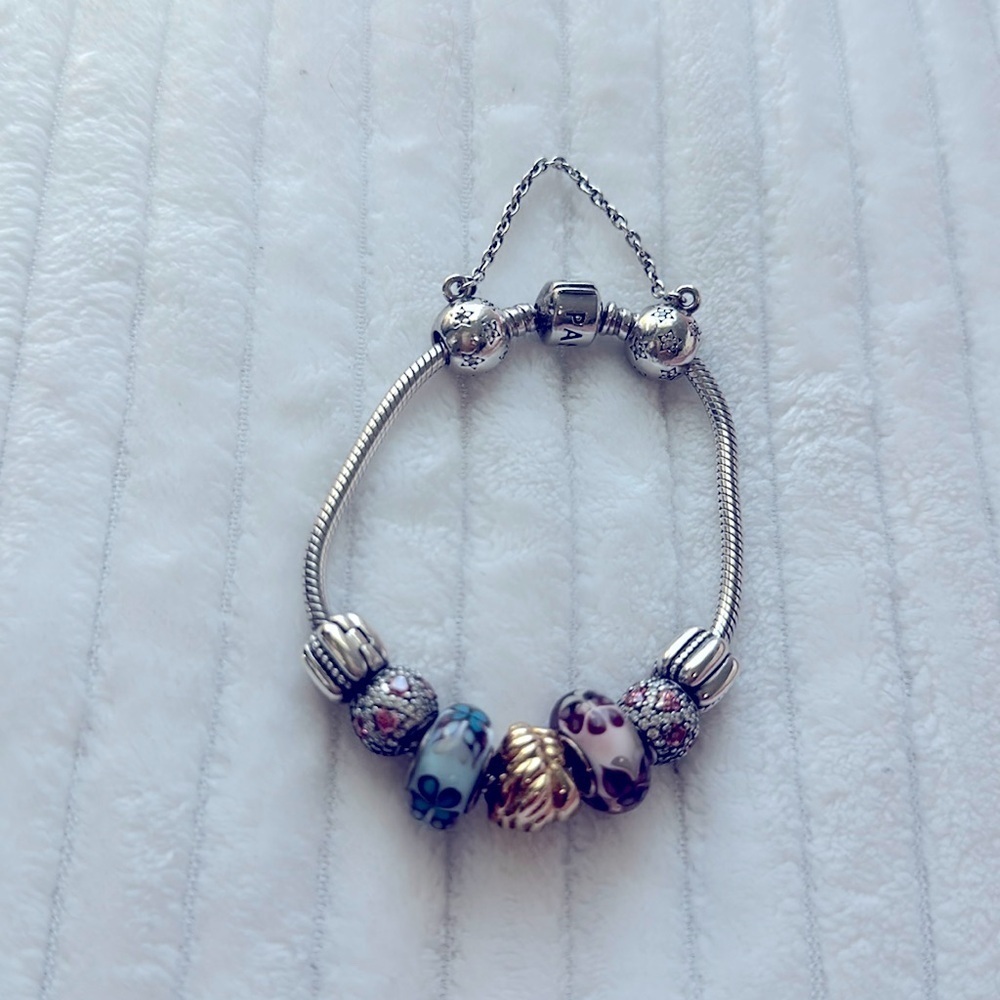 Pandora bracelet with Charms